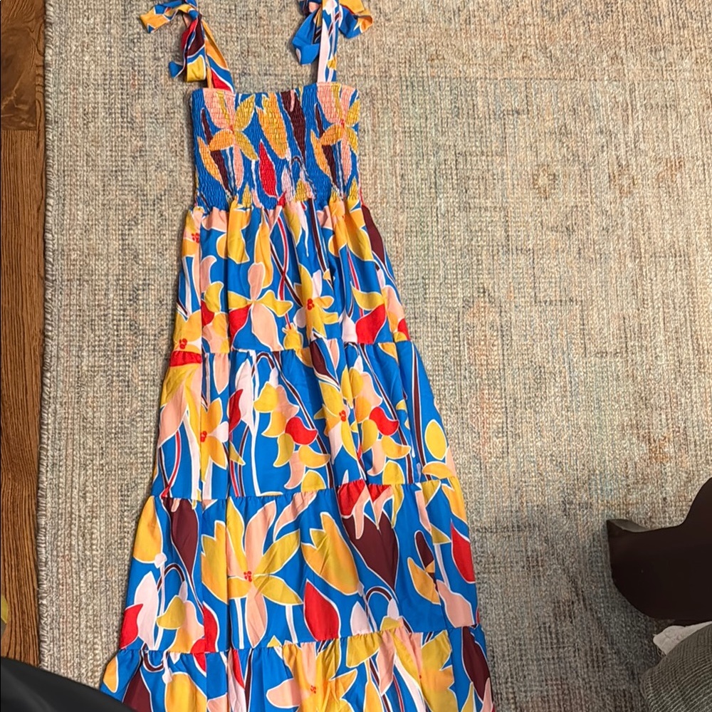 Colorful Floral Maxi Dress